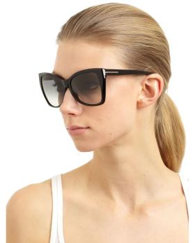 Tom Ford Carli FT0295 01B Ladies Sunglasses