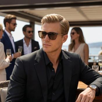 Preview: Tom Ford Garrett FT0862 52E Herren Sonnenbrille