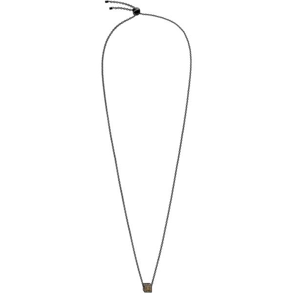 Calvin Klein Rocking Necklace Black Yellow 70 cm